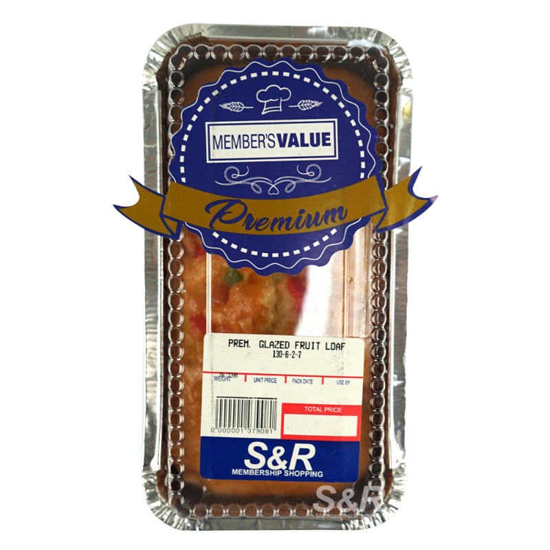 Member's Value Premium Glazed Fruit Loaf 1pc Member's Value Premium Glazed Fruit Loaf 1pc